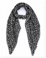 0007 sjaal Leopard grijs 0007 sjaal Leopard grijs
