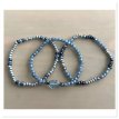 0086 armband set blue stone 0086 armband set blue stone