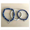 0092 armband set blauw wit 0092 armband set blauw wit