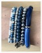 123 Armband set blue mix 123 armband set blue mix